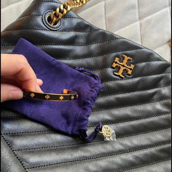 Kira Chevron Quilted Leather Tote - Picture 2 of 5